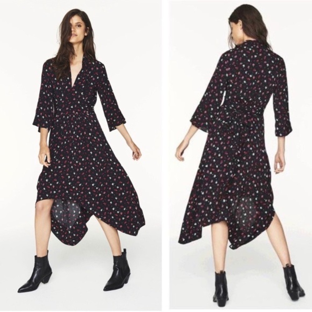 Ba&sh Asymmetrical Dress EUC size Large